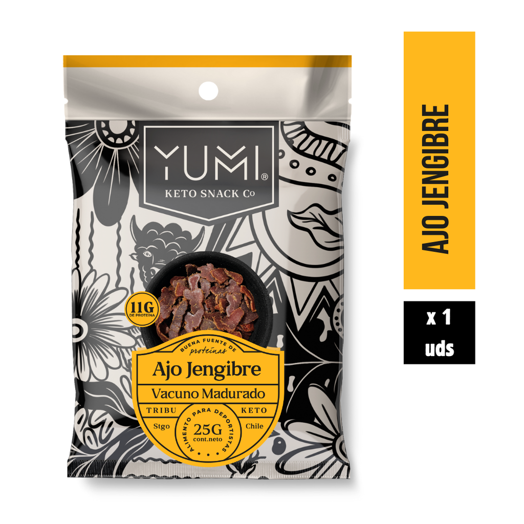 Yumi Snack Ajo Jenjibre 25g