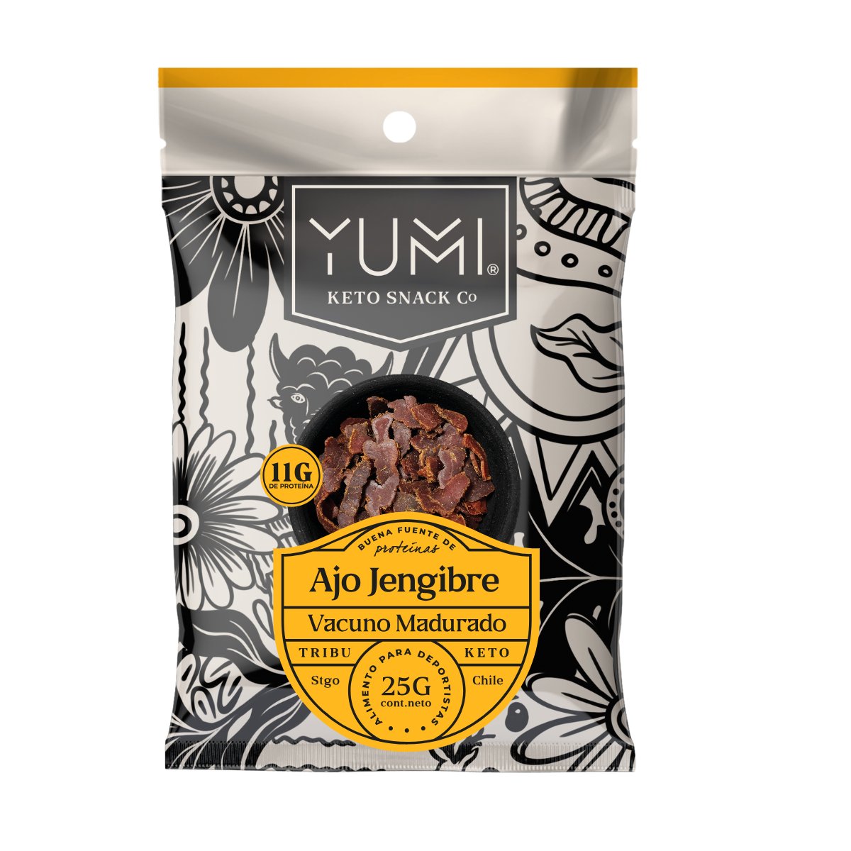 Yumi Snack Ajo Jenjibre 25g