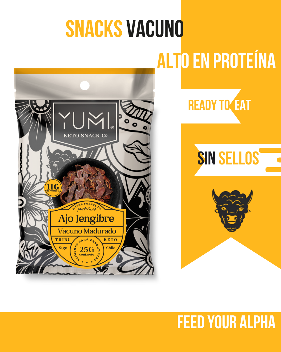 Yumi Snack Ajo Jengibre 25g - Pack of 28