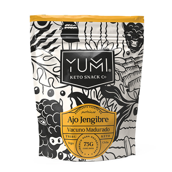 Yumi Snack Ajo Jengibre 75g - Pack of 4