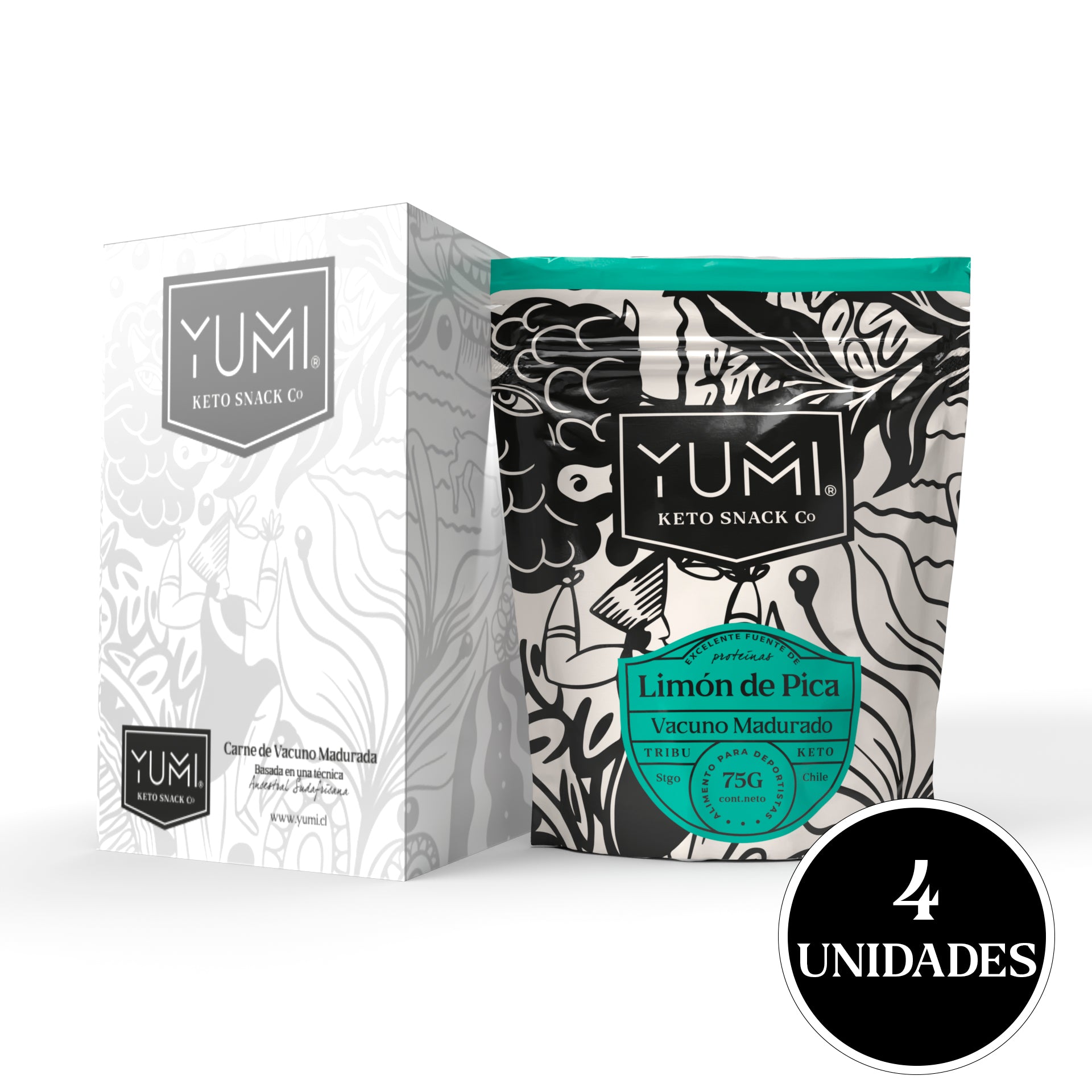 Yumi Snack Limón De Pica 75g - Pack of 4