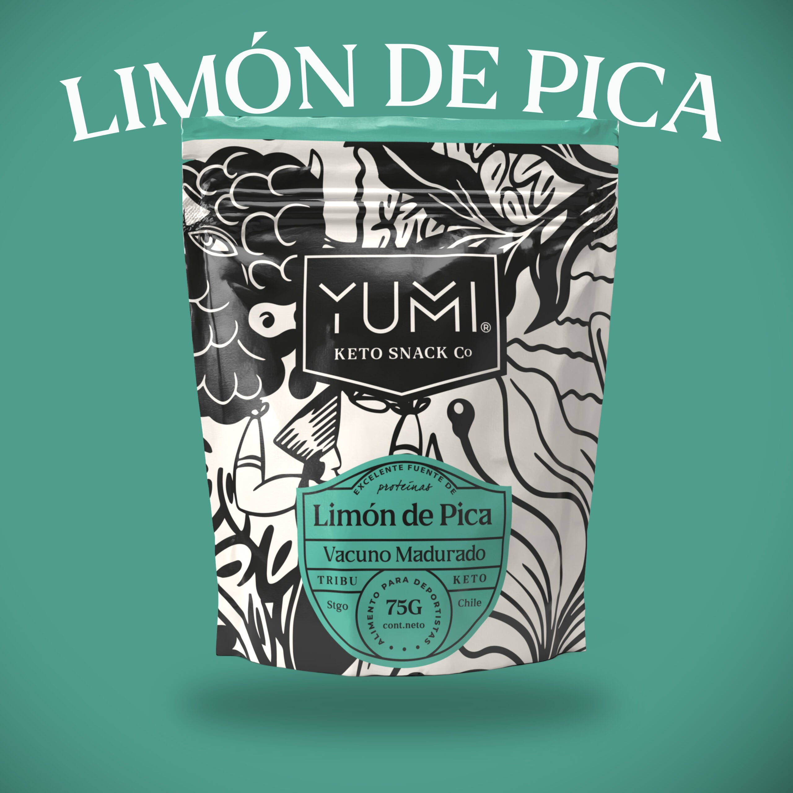 Yumi Snack Limón De Pica 75g - Pack of 4